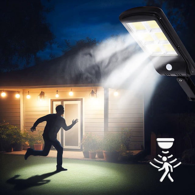 Napelemes LED lámpa 200W
